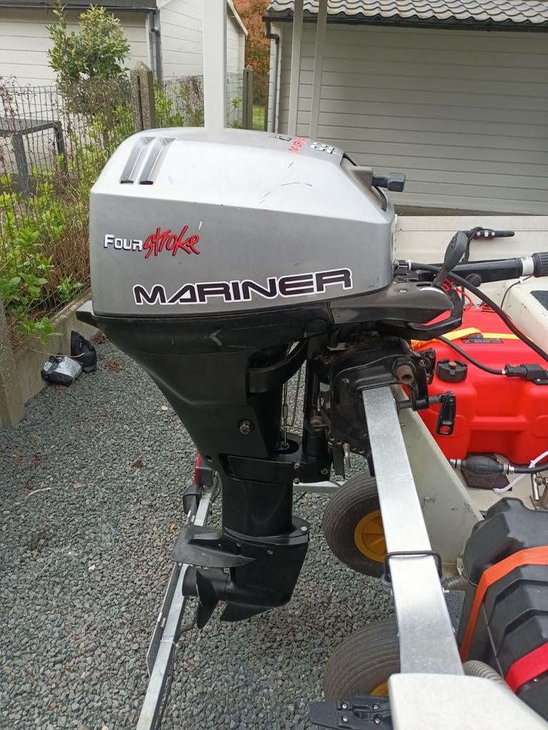 Bootmotor Mariner 9.9pk, Watersport en Boten, Ophalen
