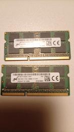 8GB DDR3 ramgeheugen 2 stuks, Computers en Software, RAM geheugen, Ophalen of Verzenden, DDR3, Laptop