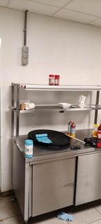 warmkast / bordenwarmer, Articles professionnels, Enlèvement, Utilisé, Mobilier en inox