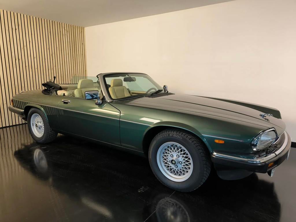 Jaguar XJSC 1988 (bj 1988, automaat), Auto's, Automaat, Beige, Cabriolet, Leder