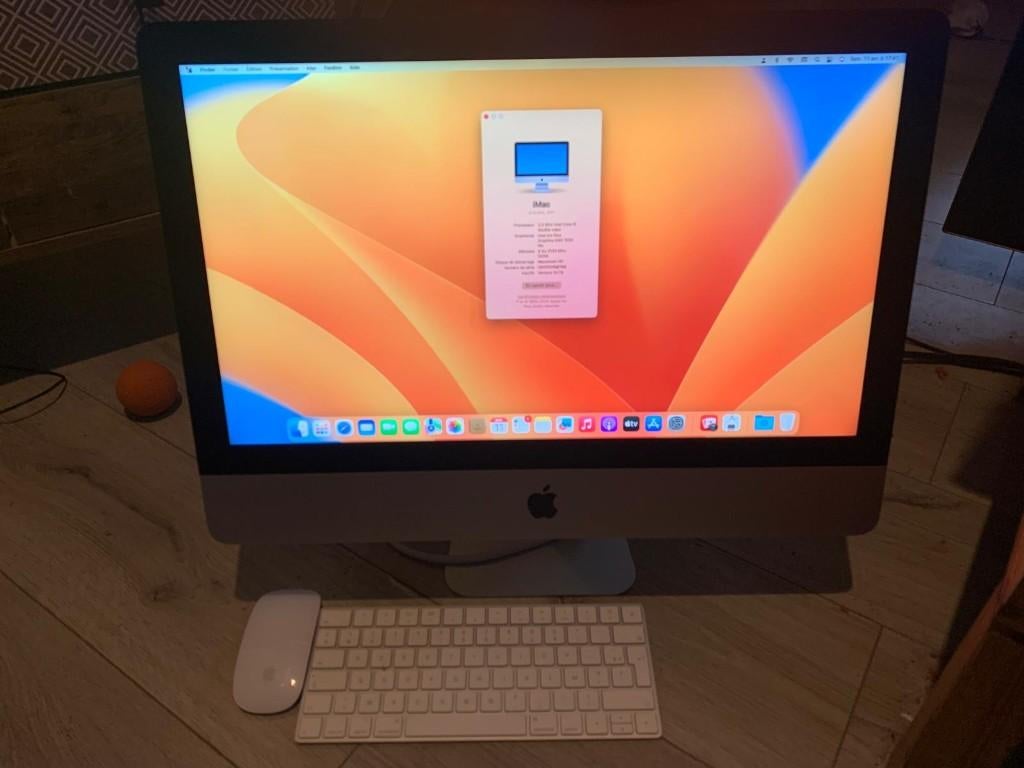 IMAC APPLE 2017 ,21,5 POUCES ,complet, Computers en Software, Apple Desktops, Ophalen, 256 GB, 2 tot 3 Ghz, IMac