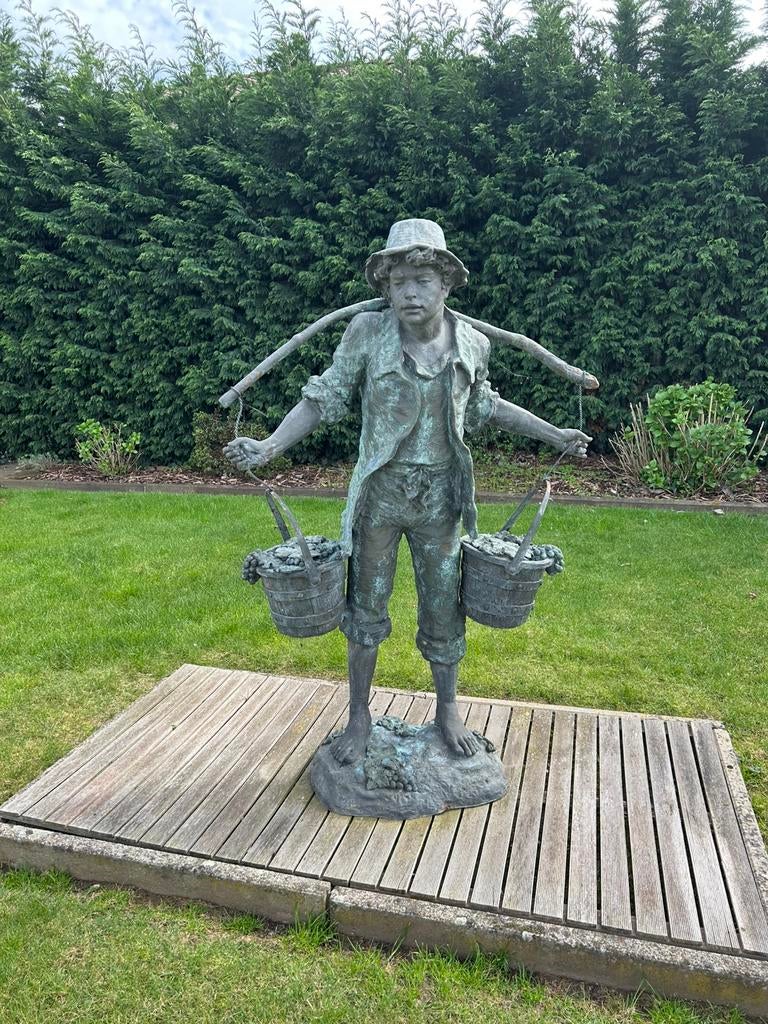 Bronzen tuinbeeld, Ophalen, Zo goed als nieuw