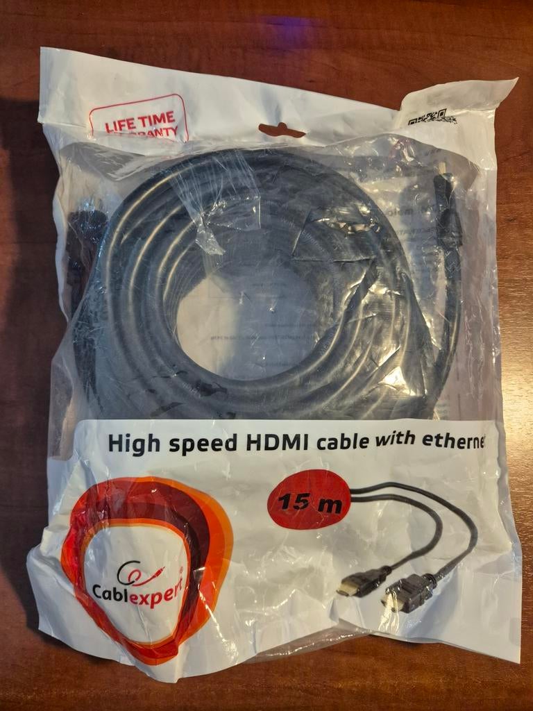 Gembird HDMI v.1.4 15m, TV, Hi-fi & Vidéo, Câbles audio & Câbles de télévision, Enlèvement