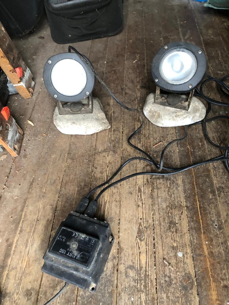 LAMPE OASE POUR ETANG DE JARDIN, Enlèvement, Utilisé, Éclairage d'étang