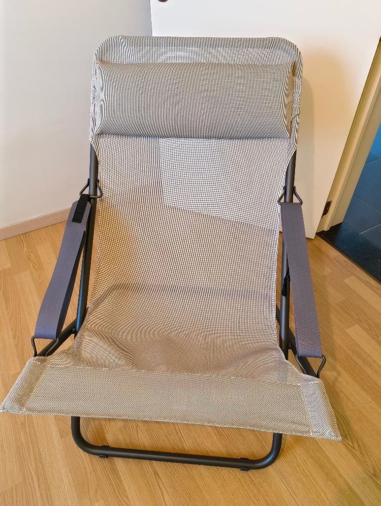 Lafuma Transabed Seigle zo goed als nieuw, Tuin en Terras, Tuinstoelen, Ophalen, Zo goed als nieuw, Verstelbaar