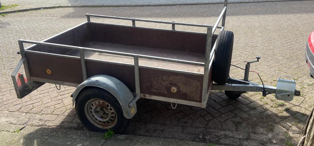 AANHANGWAGEN gegalvaniseerd 200 x 120, Auto diversen, Ophalen, Gebruikt
