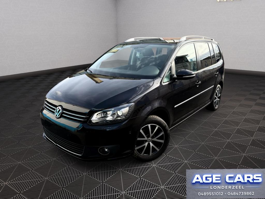 Volkswagen Touran 7-zits 1.4 TSI benzine, Automaat, Euro 5, Zwart, 4 cilinders