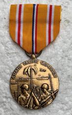 Medaille, USA Asiatic Pacific Campaign medal WOII., Enlèvement ou Envoi, Armée de terre, Ruban, Médaille ou Ailes
