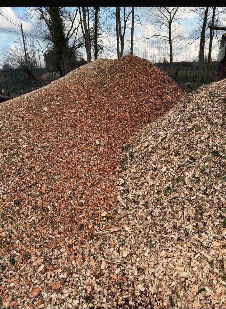 Houtsnippers schors bodembedekking snippers, Tuin en Terras, Brandhout, Ophalen