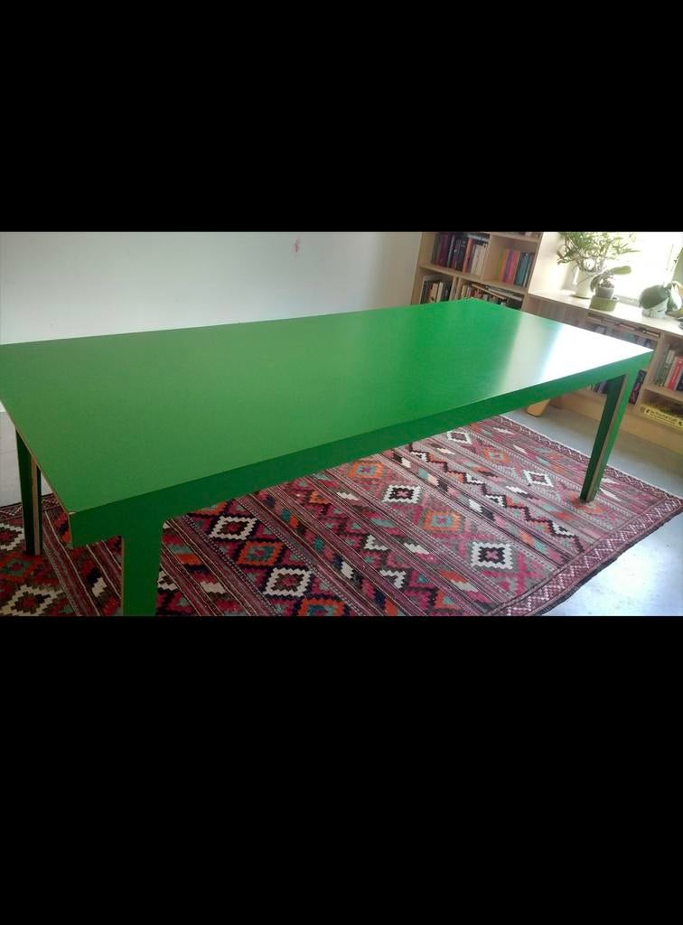 Groene eettafel M5 door Frank bij Established and Sons, Ophalen, Zo goed als nieuw