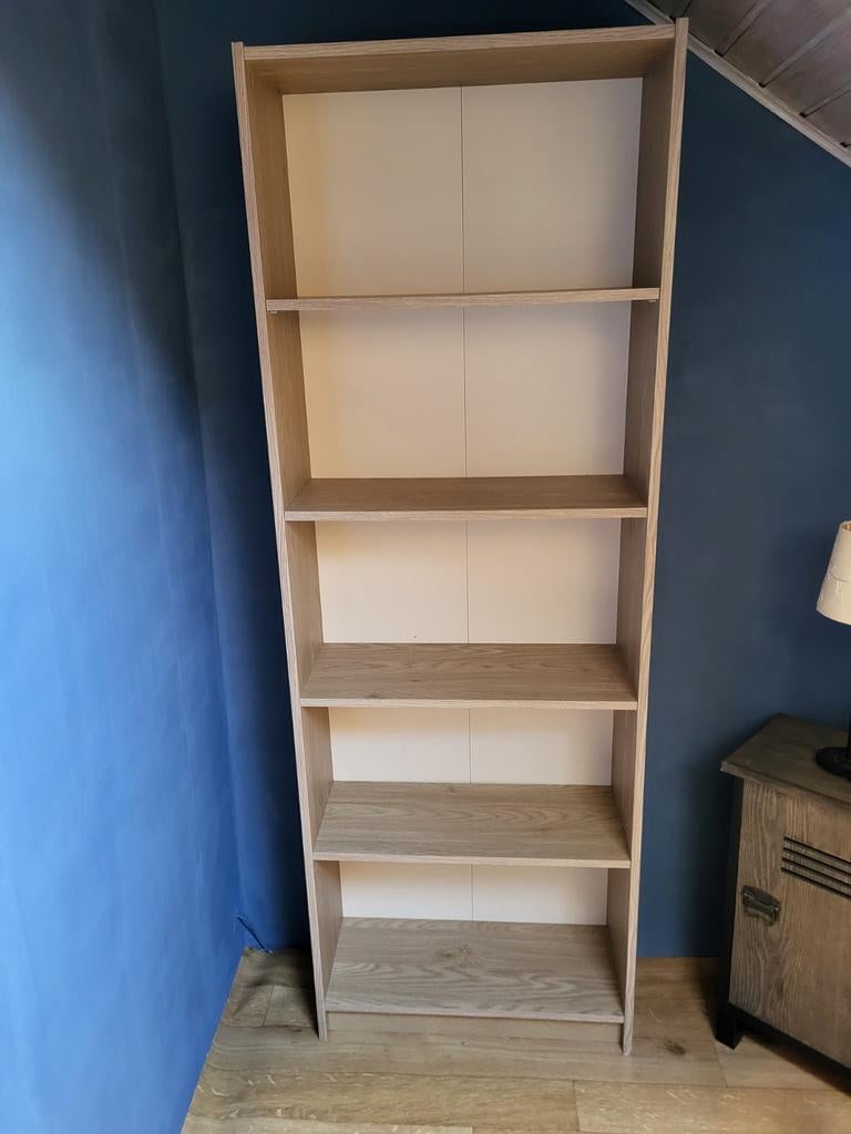 Étagère-bibliothèque bois H1,70M-larg60cm-Prof25cm.Bon état, Ophalen