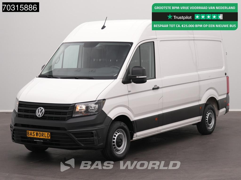 Volkswagen Crafter 140pk L3H3 Airco Camera Scherm L2H2 Airco, Auto's, Start-stop-systeem, Stof, Gebruikt, Euro 6