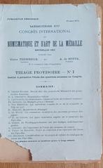 Literature Numismatique, Enlèvement ou Envoi