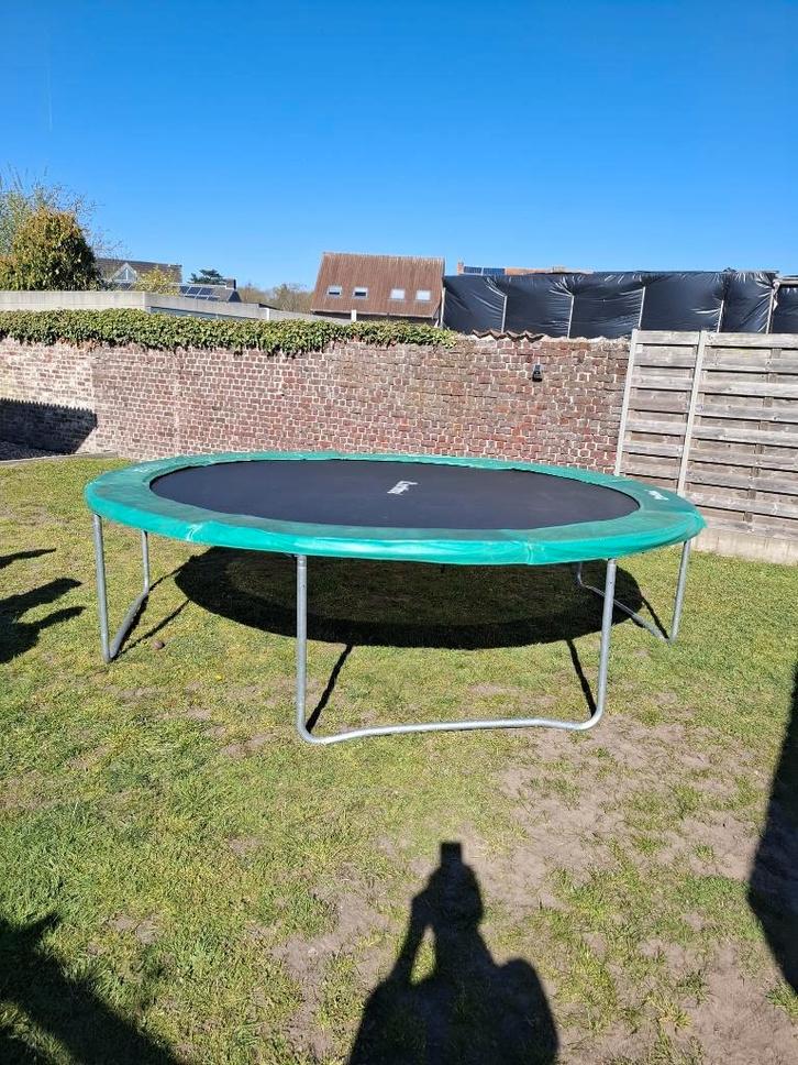 Trampoline groot, Kinderen en Baby's, Speelgoed | Buiten | Trampolines, Gebruikt, Ophalen
