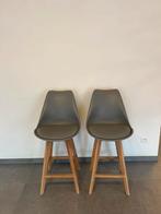 Lot deux chaises hautes grises, Enlèvement, Comme neuf, Bois