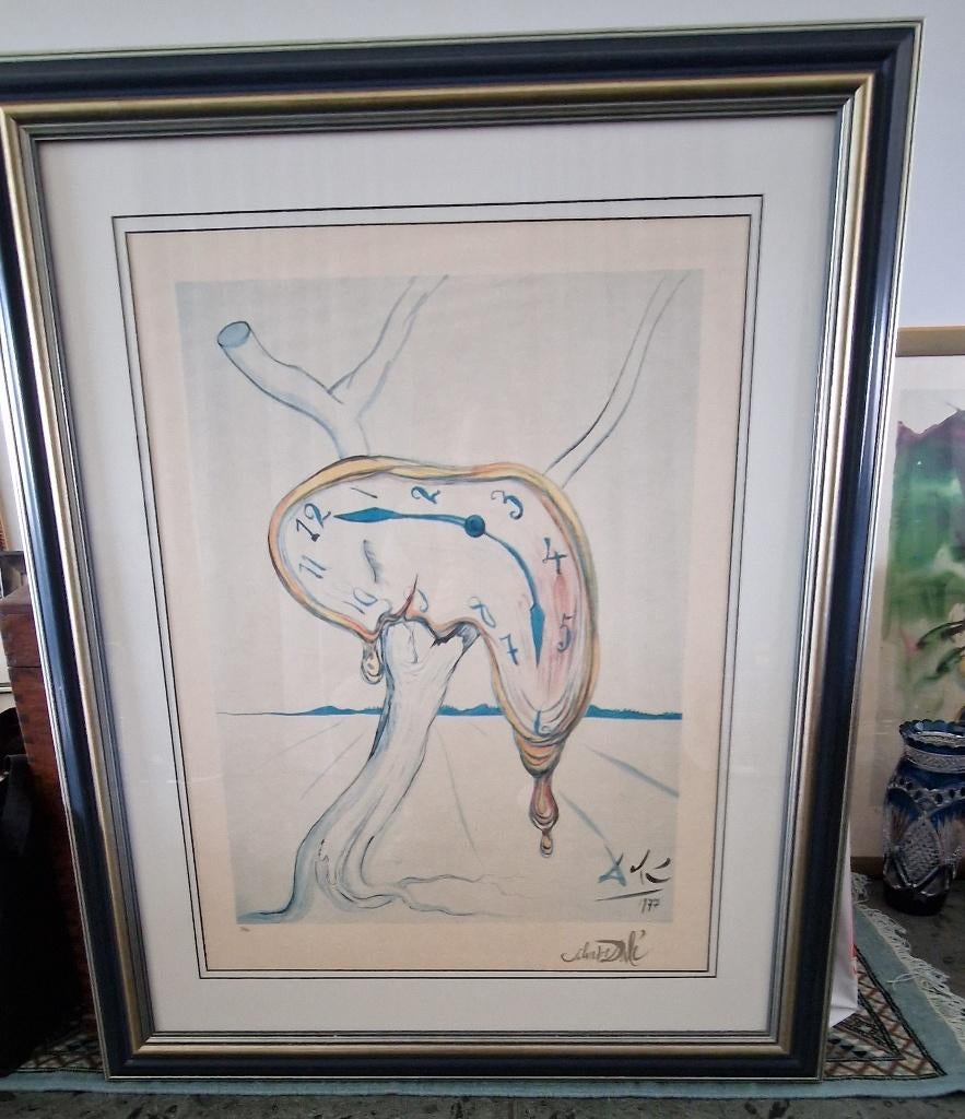 Tearful Soft Watch Salvador Dali, Antiek en Kunst, Kunst | Litho's en Zeefdrukken, Ophalen