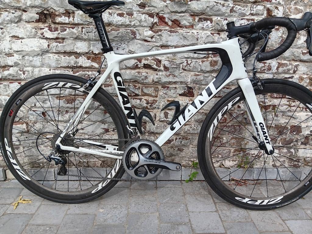 Racefiets 58 Giant advanced tcr, dura ace, Fietsen en Brommers, Fietsen | Racefietsen, Gebruikt, Heren, Giant, Meer dan 20 versnellingen