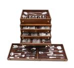 Boulenger & Cie. - Verzilverde bestekcassette - 196-delig, Antiek en Kunst, Ophalen of Verzenden