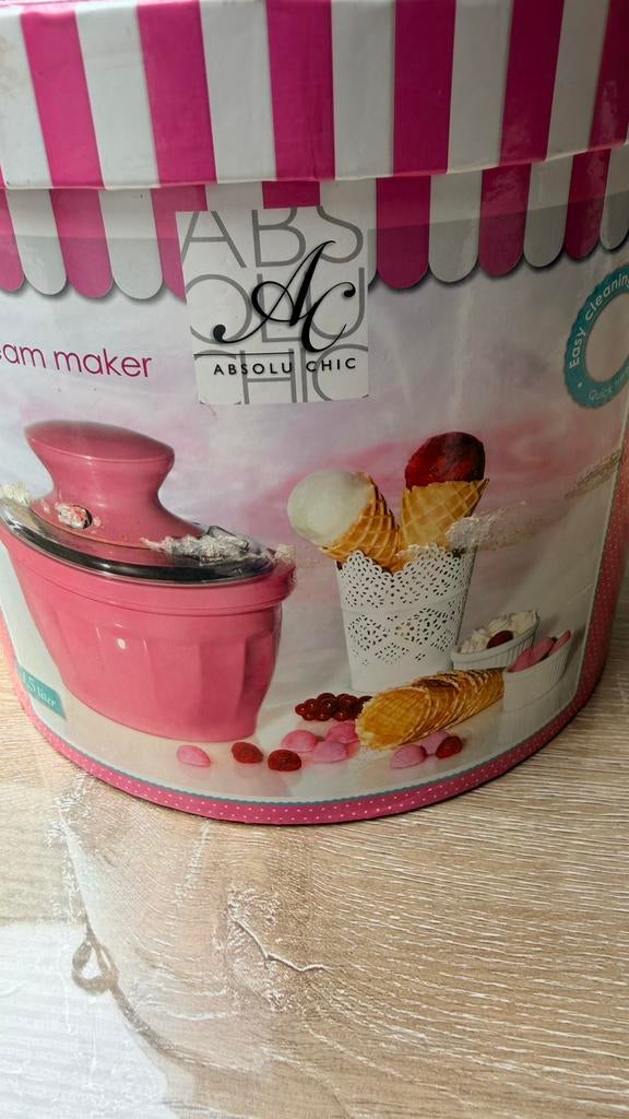 Nieuw Ice cream maker (vers ijs maken), Ophalen, Nieuw