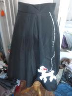 rock a billy rok, Zwart, Nieuw, Ophalen of Verzenden, Knielengte