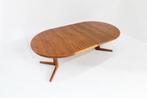 Vintage Deense ronde tafel jaren 60 teak, Ophalen of Verzenden