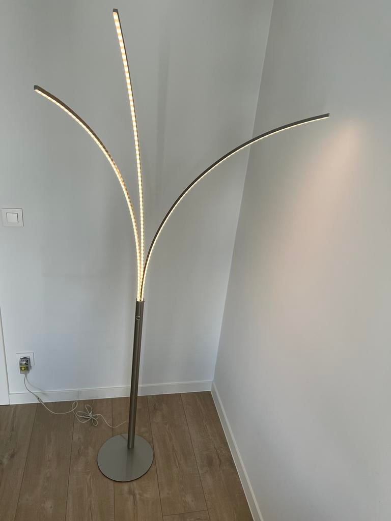 Gebogen vloerlanp led, Huis en Inrichting, Ophalen, Zo goed als nieuw