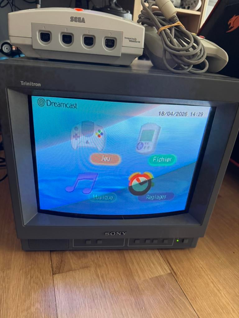 Crt Sony Trinitron 14, PVM-14N5E, Informatique & Logiciels, Ordinateurs Vintage, Enlèvement ou Envoi