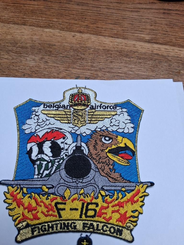 Belgian airforce 3, Verzamelen, Ophalen of Verzenden, Luchtmacht, Embleem of Badge