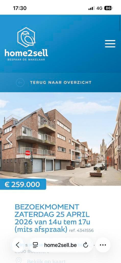 Appartement te koop,hartje roeselare, Immo, Maisons à vendre, Province de Flandre-Occidentale, Jusqu'à 200 m², Appartement, Ventes sans courtier