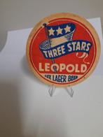 Ancien tapis à bière trois étoiles léopold épaisseur 5 cm, Enlèvement ou Envoi