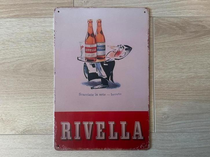 Panneau d'affichage Rivella 20x30, Collections, Marques & Objets publicitaires, Comme neuf, Panneau publicitaire, Enlèvement ou Envoi