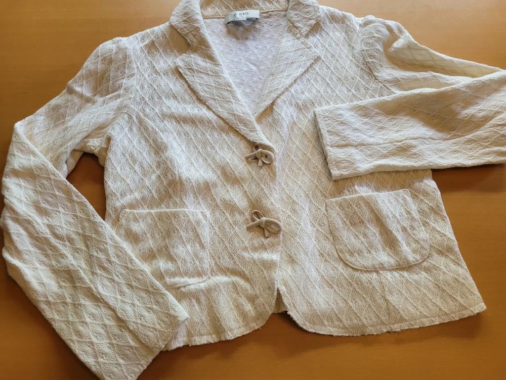 wit kort jasje, Wit, Ophalen of Verzenden, Zo goed als nieuw, Jasje