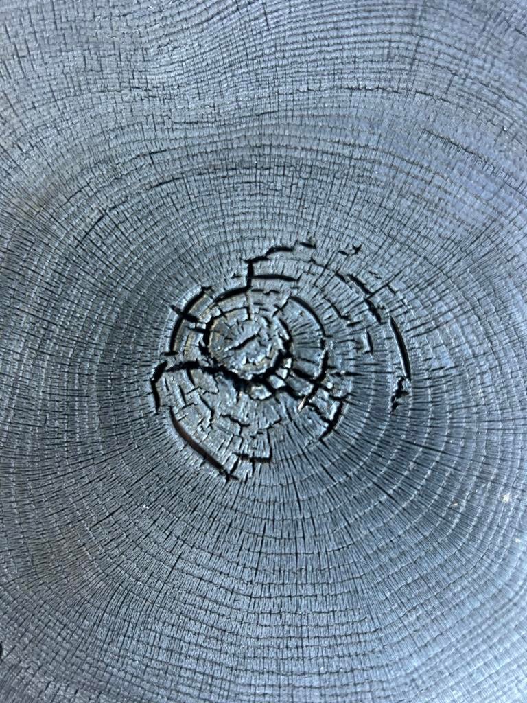 Masief gebrand en afgewekt houten schijf, Bricolage & Construction, Bois & Planches, Neuf, Autres types, Chêne, Moins de 200 cm