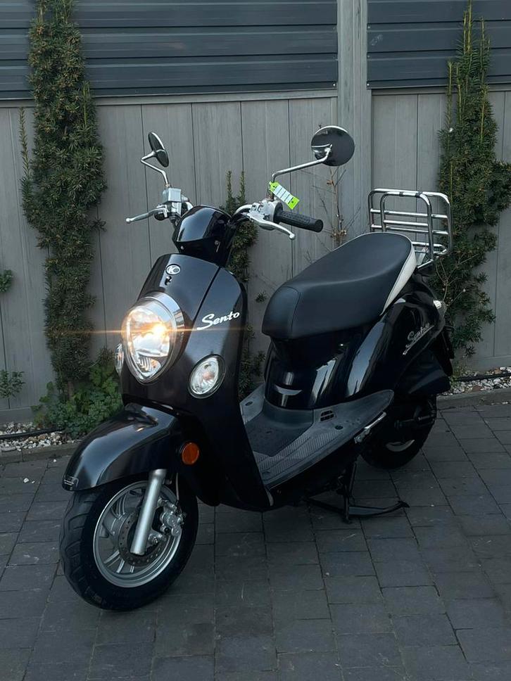 Kymco Sento | A Klasse | 12.870km | Start en rijdt super!, Vélos & Vélomoteurs, Scooters | Peugeot, Utilisé, Autres modèles, Classe A (25 km/h)