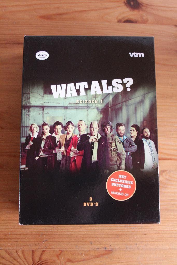 Wat als?  seizoen 1-2-3      Leuke Vlaamse serie!, CD & DVD, DVD | TV & Séries télévisées, Tous les âges, Enlèvement ou Envoi