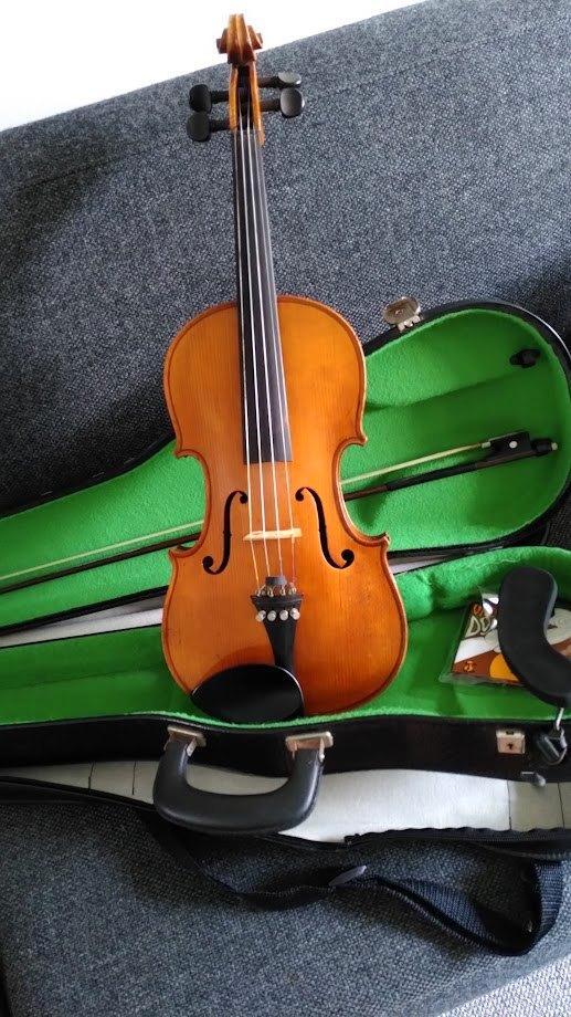 Viool, Musique & Instruments, Instruments à cordes frottées | Violons & Altos, Comme neuf, Violon, Violon 4/4, Avec valise, Enlèvement