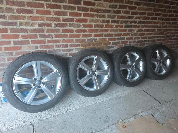20" Originele Audi Q8/Q7/E-Tron Velgen Met Goede Banden., Auto-onderdelen, Banden en Velgen, Velg(en), Winterbanden, 20 inch, 255 mm
