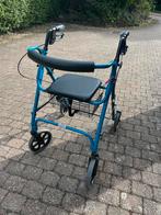 Deambulateur 4 roues avec freins, siège, Enlèvement, Comme neuf
