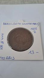 Brésil 40 voyage 1828 R, Timbres & Monnaies, Monnaies | Amérique, Enlèvement ou Envoi