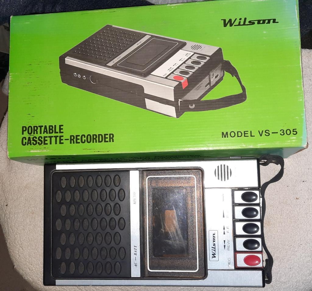 Enregistreur cassettes portable, TV, Hi-fi & Vidéo, Enregistreurs audio, Enlèvement ou Envoi, Magnétophone