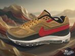 Nike Air Max 97/BW 'Metallic Gold' EU44 2018, Enlèvement ou Envoi, Autres couleurs, Nike, Porté