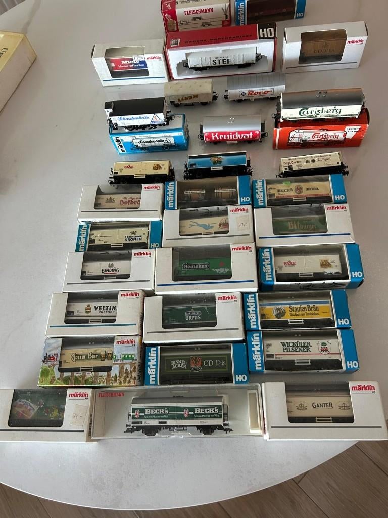 Mini wagons Marklin, Hobby en Vrije tijd, Modeltreinen | Overige schalen, Ophalen of Verzenden, Zo goed als nieuw, Wagon, Märklin