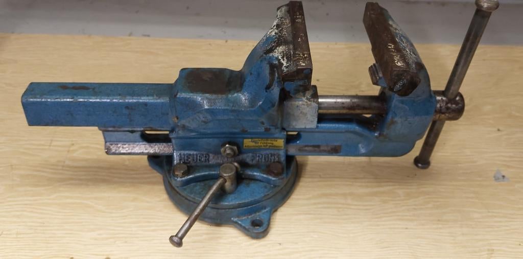 Étau Heuer 120mm PROFI pivotant TOP 15cm, Enlèvement