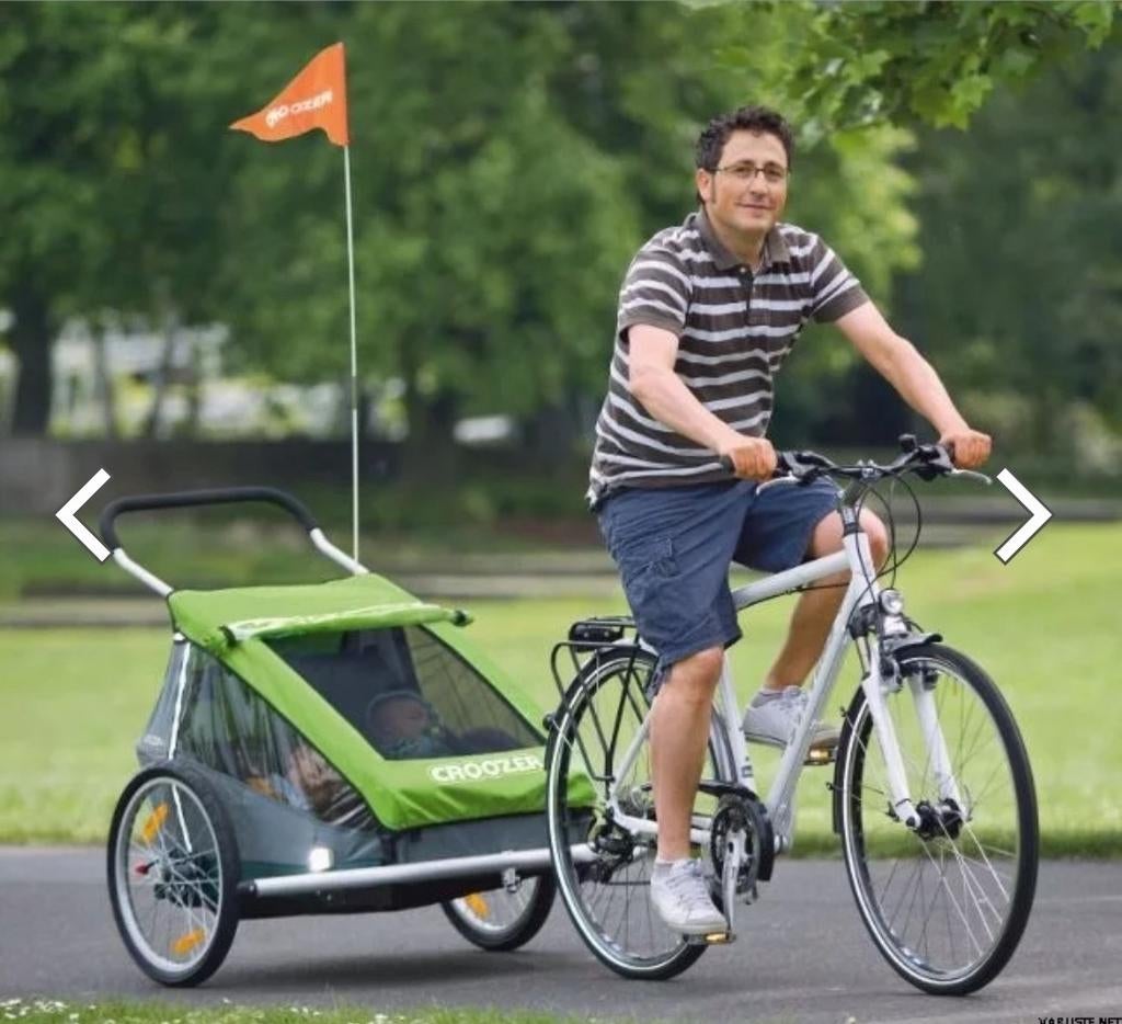 Remorque vélo Kroozer kid 2 places, Vélos & Vélomoteurs, Enlèvement