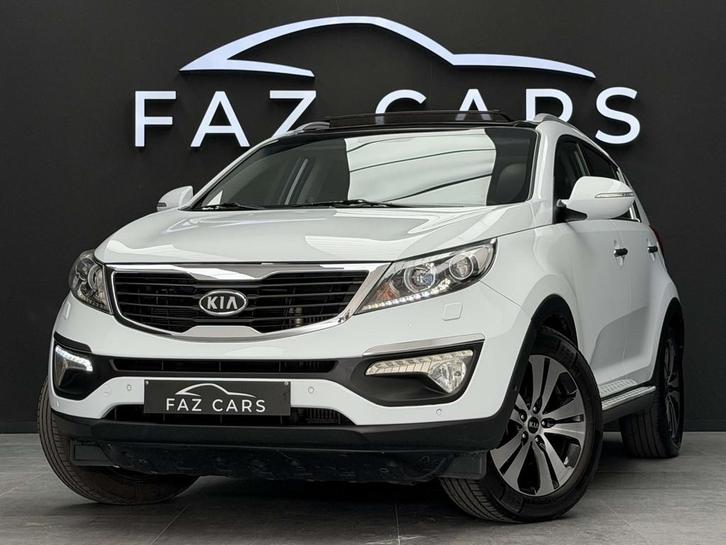 Kia Sportage 2.0 CRDi 4WD * JANTES + CLIM + CUIR + T.PANO *, Auto's, Kia, Bedrijf, Te koop, Sportage, 4x4, ABS, Achteruitrijcamera