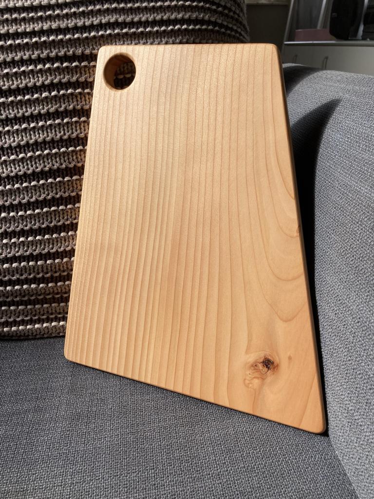 Handgemaakte houten serveerplank, Snij-/serveerplank, Ophalen of Verzenden, Nieuw, Hout