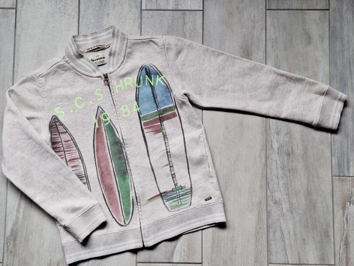 ★ M128 - Trui met rits, Kinderen en Baby's, Kinderkleding | Maat 128, Gebruikt, Jongen, Trui of Vest, Ophalen of Verzenden