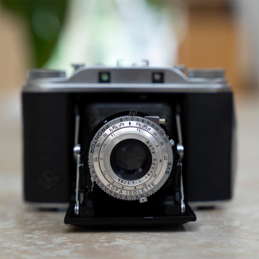 Agfa Isolette III, TV, Hi-fi & Vidéo, Appareils photo analogiques, Enlèvement ou Envoi, Utilisé, Compact, Autres Marques