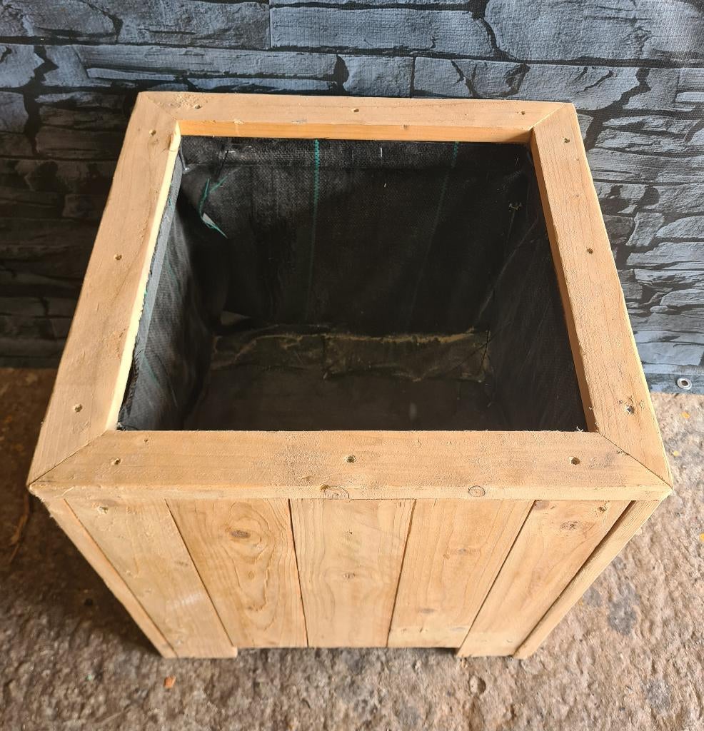 Plantenbak De Cube - stevig en natuurlijk, Nieuw, Ophalen of Verzenden, Rijkevorsel, Rechthoekig