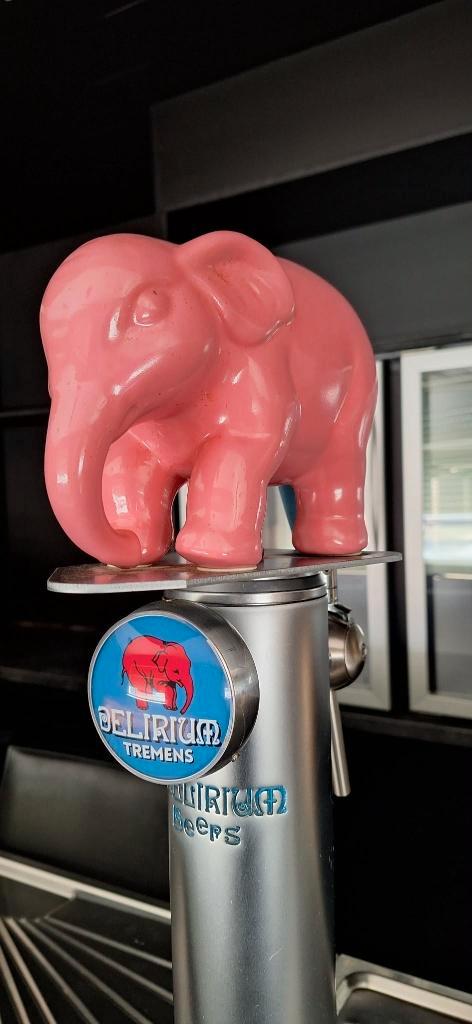 Biertapkraan Delirium met verlichting, Verzamelen, Biermerken, Gebruikt, Overige typen, Overige merken, Ophalen